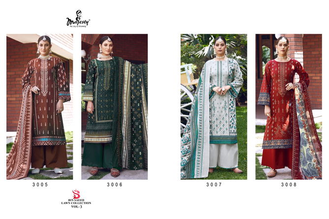 Bin Saeed Lawn Collection Vol 3 By Majesty Pakistani Suits Catalog